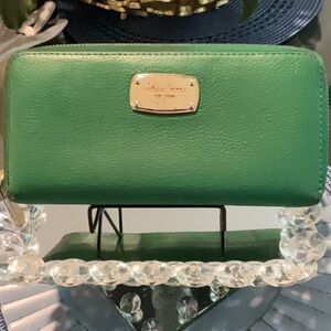 Michael Kors Green Wallet